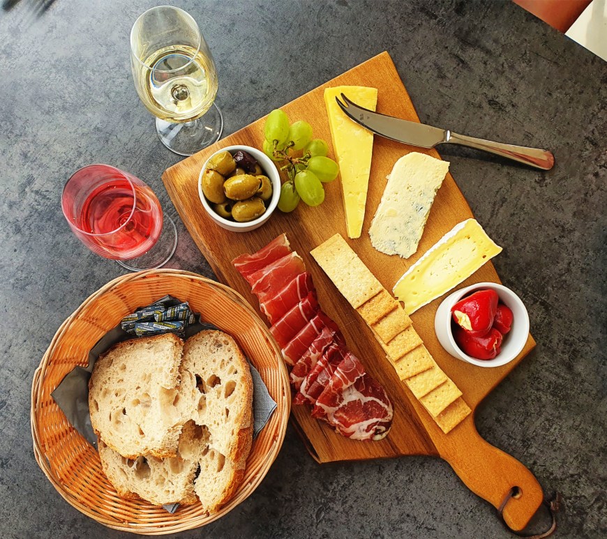 Alder Vineyard Cheese Charcuterie platter